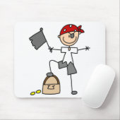 Pirat mit Schatz Mousepad (Mit Mouse)