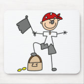 Pirat mit Schatz Mousepad (Vorne)