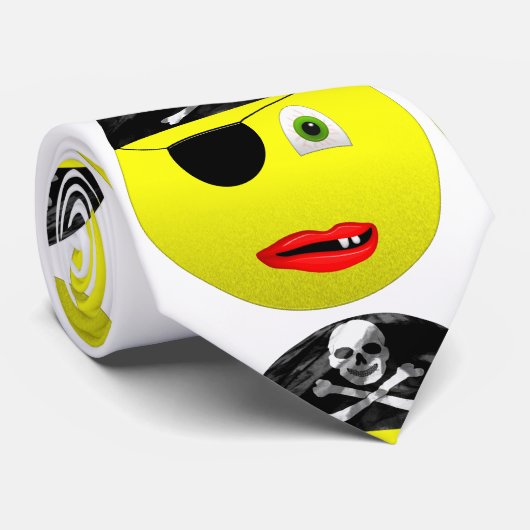 Pirat Neck Tie Krawatte (Gerollt)