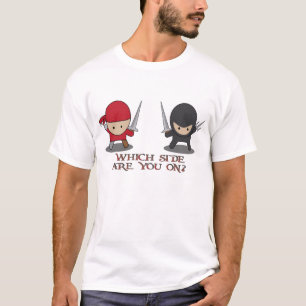 Pirat oder Ninja? T-Shirt