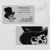 Pirat oder Schädel, die Zigarren-persönliches Visitenkarte (Vorne/Hinten)