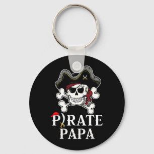 Pirat Papa Kostüm Jolly Roger Kreuzknochen Lustig Schlüsselanhänger