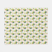 Pirat Papageien Fleecedecke (Vorderseite (Horizontal))