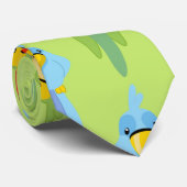 Pirat Parrot Bird Lovers Animals Navigatoren Krawatte (Gerollt)