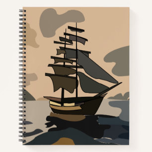 Pirat Piratenschiff Abenteuer Pirat Notizblock