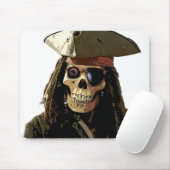 Pirat Posterized Schädelgesicht Mousepad (Mit Mouse)