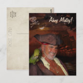 Pirat Postkarte (Vorne/Hinten)