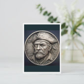 Pirat. Postkarte (Stehend Vorderseite)