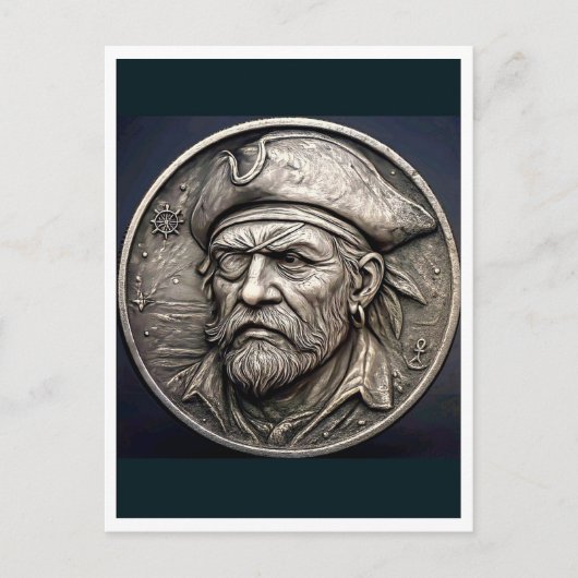 Pirat. Postkarte (Vorderseite)