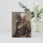 Pirat Postkarte (Stehend Vorderseite)