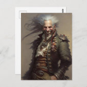 Pirat Postkarte (Vorne/Hinten)