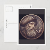 Pirat. Postkarte (Vorne/Hinten)