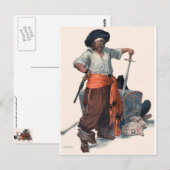 Pirat Postkarte (Vorne/Hinten)