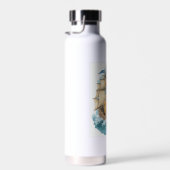 Pirat-Pudel � Lustiger Hund Trinkflasche (Rechts)