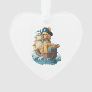Pirat Pudel � Lustiger Sehund Ornament
