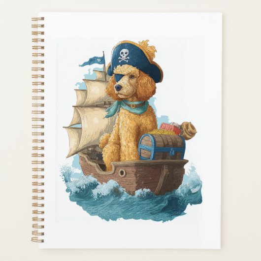 Pirat Pudel � Lustiger Sehund Planer (Vorderseite)