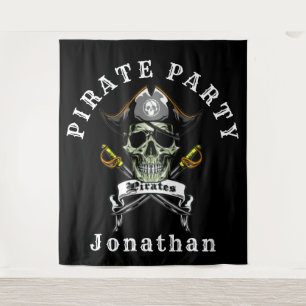 Pirat Royal Piratenparty Hintergrundkulisse Wandteppich