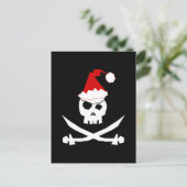 Pirat Sankt Feiertagspostkarte (Stehend Vorderseite)