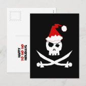 Pirat Sankt Feiertagspostkarte (Vorne/Hinten)