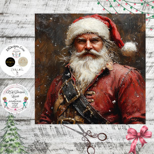Pirat Santa Claus  Seidenpapier
