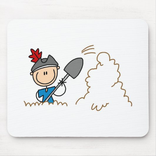 Pirat Schatzgräber-Mauspad Mousepad (Vorne)