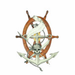 Pirat Sigil Fotoskulptur Schlüsselanhänger<br><div class="desc">Nicht für überempfindliche Landtolpatsche</div>
