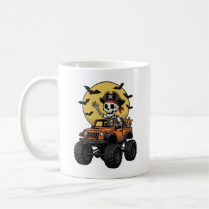 Pirat-Skelett-Monster-Truck-Halloween-Design_1 Kaffeetasse