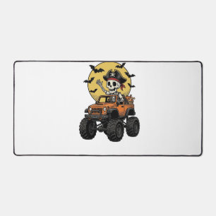 Pirat-Skelett-Monstertruck-Halloween-Design_1 Schreibtischunterlage