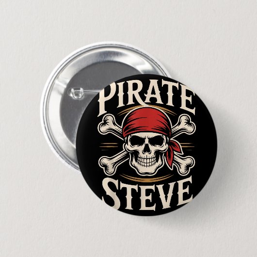 Pirat Steve Button (Vorne & Hinten)