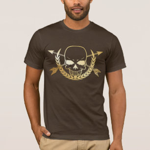 Pirat: Totenkopf und gekreuzte Knochen T-Shirt