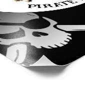 PIRAT- UND KREUZKNOCHEN FOTODRUCK (Ecke)