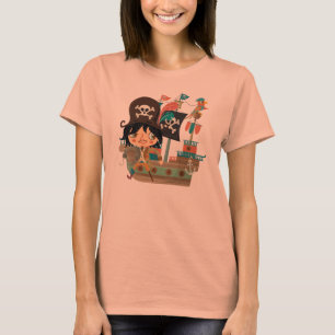 Pirat und Piratenschiff T-Shirt