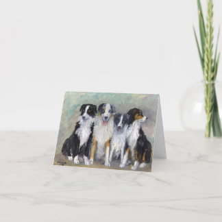 Pirat und Töchter - australische Schäfer Karte