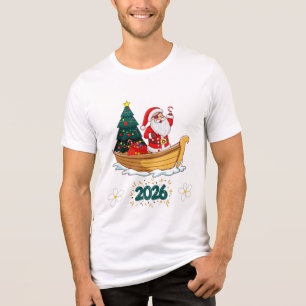 Pirat Weihnachtsmann 2026 Weihnachten Tri-Blend Shirt