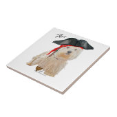 Pirat Westie Fliese (Seite)