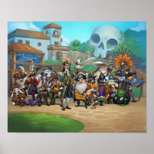 Pirate101 Skull Island Roster Poster (Vorne)