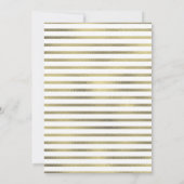 Pirate 1. Geburtstag Imitate Gold Anker Nautic Einladung (Rückseite)