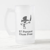 Pirate 97 Percent Chum free Mattglas Bierglas (Links)