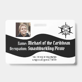 Pirate Abzeichen Ausweis