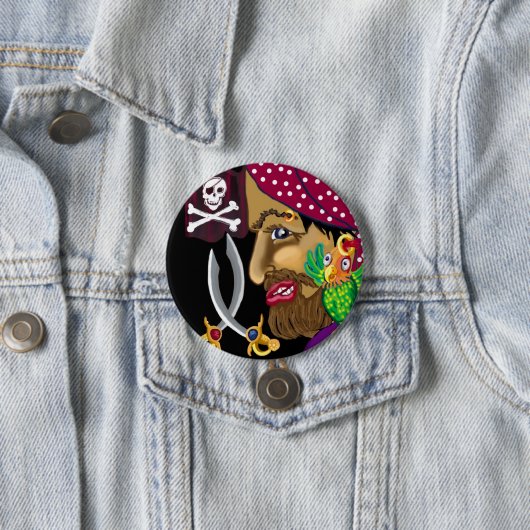 Pirate Abzeichen Button (Beispiel)