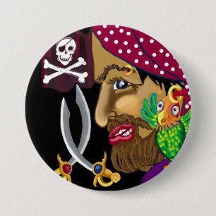 Pirate Abzeichen Button