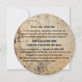 Pirate Adventure Awaits | Vintage Schiffspartei Einladung (Rückseite)