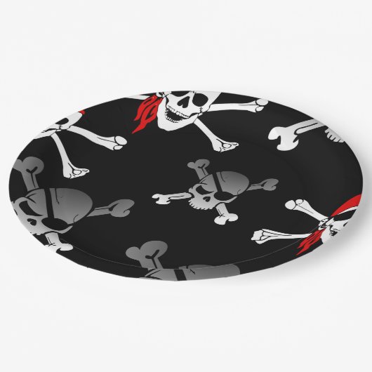 Pirate Adventure Pappteller (Schrägansicht)