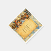 Pirate Adventure Storybook Baby Shower Serviette (Ecke)