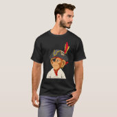 Pirate Ape Nft Themed Captain Monkey T-Shirt (Vorne ganz)