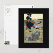 Pirate Art Postkarte (Vorne/Hinten)