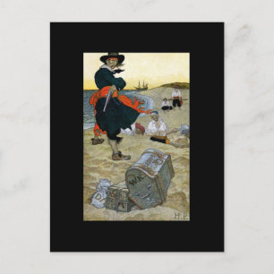 Pirate Art Postkarte