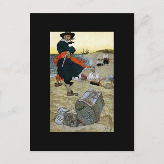 Pirate Art Postkarte (Vorderseite)