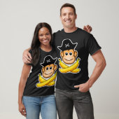 Pirate Baby Monkey Design for Pirate Kids and Ape T-Shirt (Unisex)