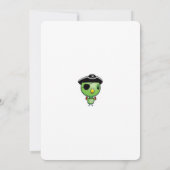 Pirate Baby Shower Einladung (Rückseite)